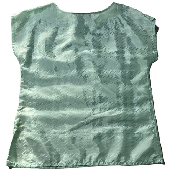 Aansworth 90s Aqua Blue Top – Office Casual, Good Condition - Picture 6 of 16